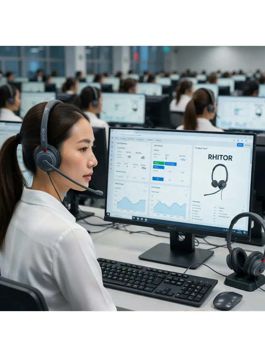 Гарнитура в рабочем сценарии CONTACT 520